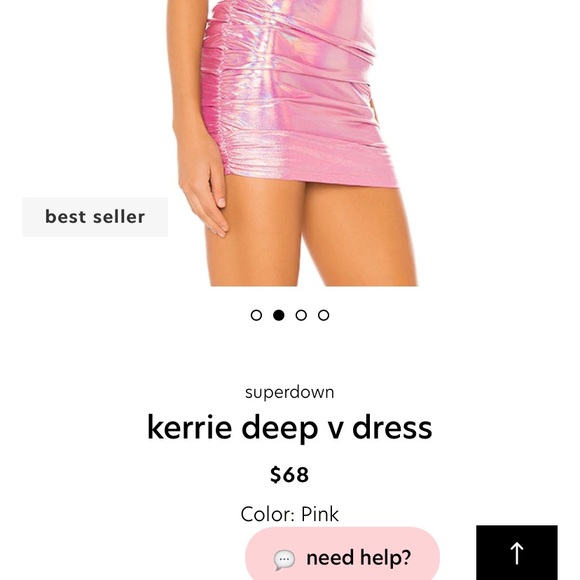 Iso Kerrie Deep V Dress Superdown 